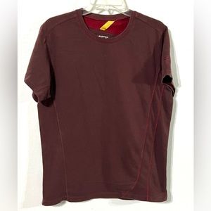 MOUNTAIN HARDWARE MENS BROWN COTTON BLEND PULLOVER SHIRT #154